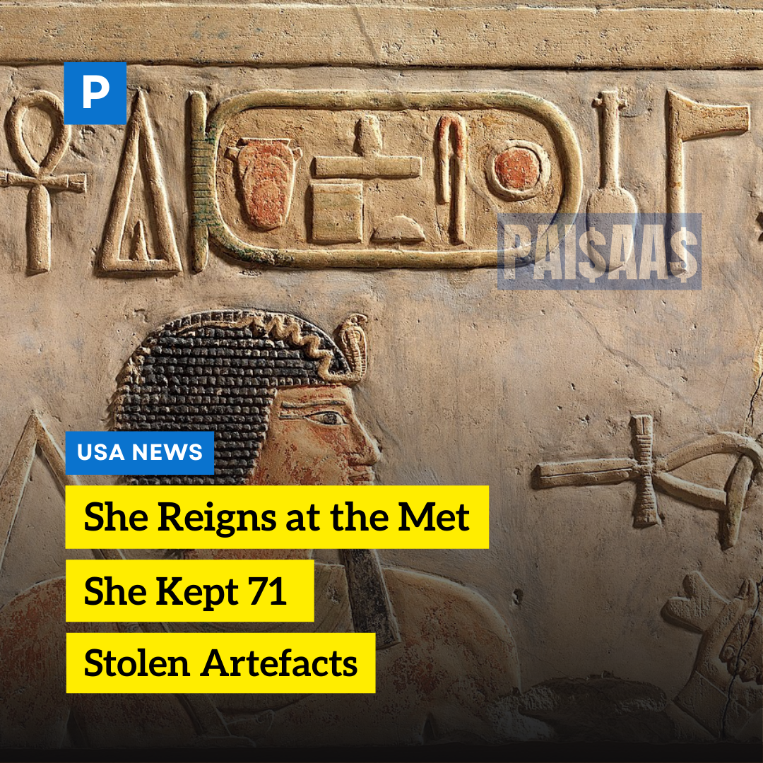 She Reigns at the Met, She Kept 71 Stolen Artefacts.